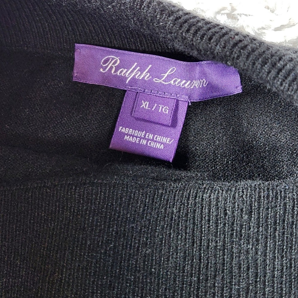 Ralph Lauren Purple Label Black Cashmere Lounge Set XL 2021 Collection $2280 New